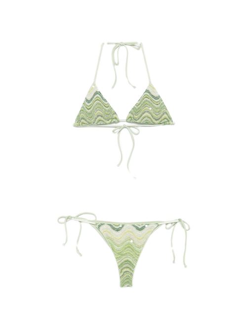 Bikini donna MC2 Saint Barth verde MC2 SAINT BARTH | LEAH MARIELLE01209L